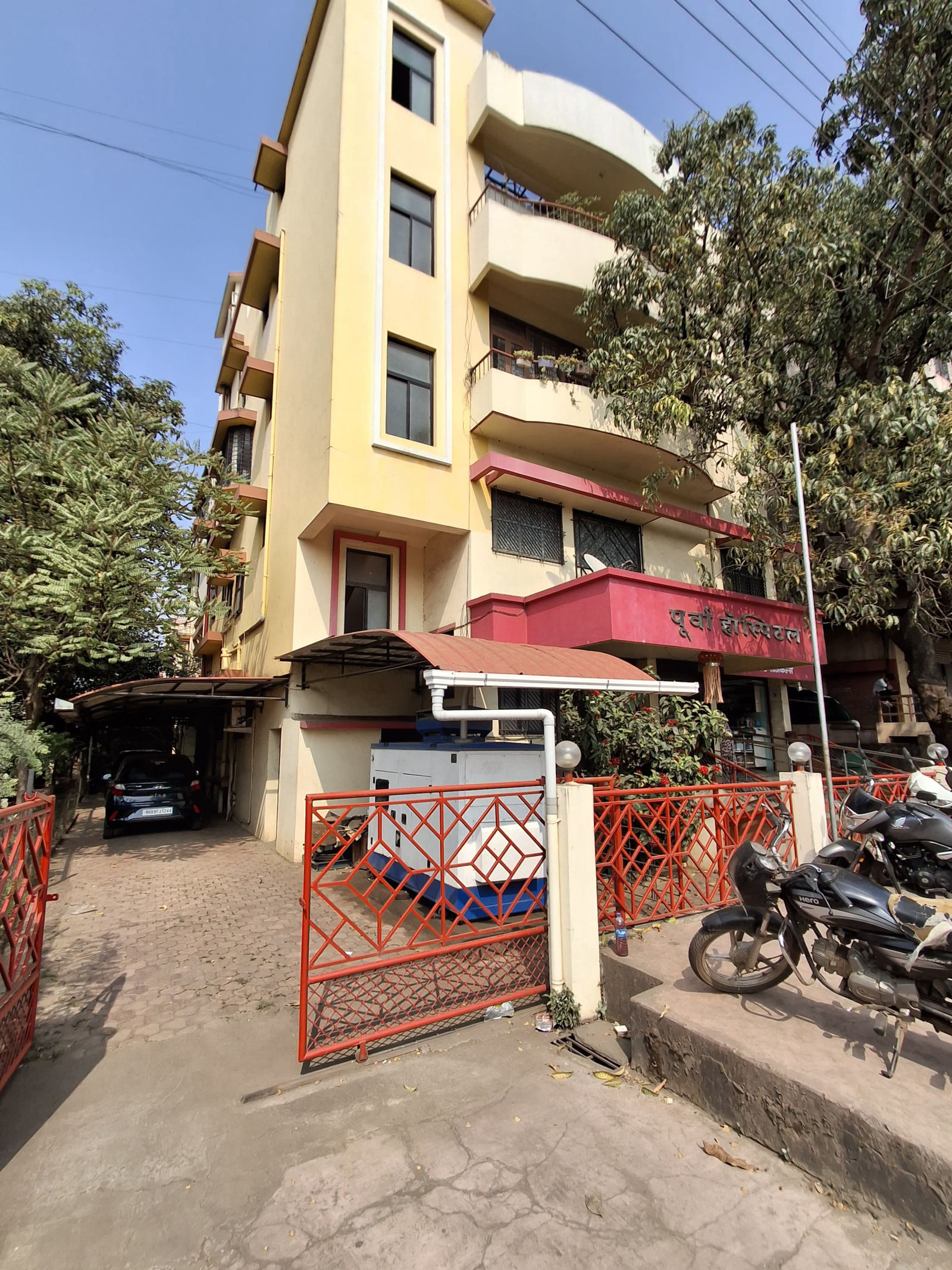 Purva Hospital building, Takala, Kolhapur
